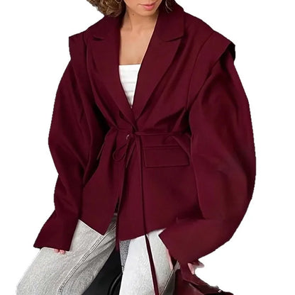 Blazer pour femme élégant avec ceinture