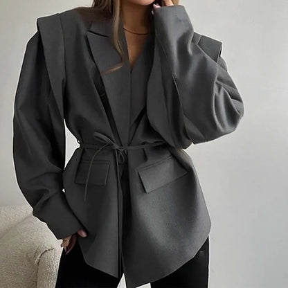 Blazer pour femme élégant avec ceinture