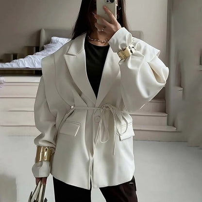 Blazer pour femme élégant avec ceinture