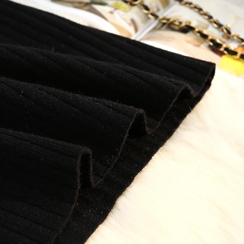 Jupe mi-longue taille haute pour femme, style simple, mode féminine